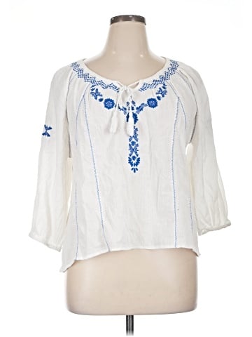Mudd 3/4 Sleeve Blouse (view 1)