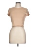 One Step Up Tan Short Sleeve T-Shirt Size L - photo 1