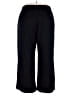 Rhonda Shear Solid Black Casual Pants Size 2X - photo 2