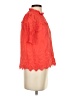 Industry 100% Cotton Red Short Sleeve Blouse Size XS - photo 4
