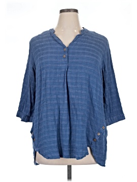 North Style 3/4 Sleeve Button Down Shirt
