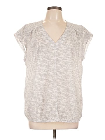 Liz Claiborne Short Sleeve Blouse (view 1)