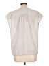 Liz Claiborne Gray Short Sleeve Blouse Size L - photo 2