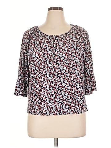 MICHAEL Michael Kors 3/4 Sleeve T-Shirt (view 1)
