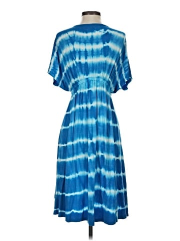 Blue Saks Fifth Avenue Casual Dress (view 2)