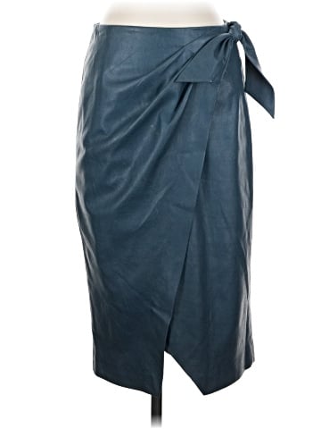 Rebecca Taylor Faux Leather Skirt (view 1)