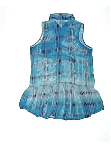 Justice Sleeveless Button-Down Shirt (view 2)
