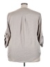 Torrid 100% Polyester Gray 3/4 Sleeve Blouse Size 3X Plus (3) - photo 2