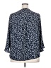 Style&Co 100% Polyester Blue 3/4 Sleeve Blouse Size 2X - photo 2