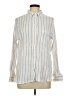 J.Crew Stripes Ivory Long Sleeve Button-Down Shirt Size 12 - photo 1