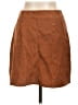 Unbranded Solid Brown Casual Skirt Size L - photo 2