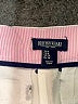 British Khaki Print White Shorts Size 6 - photo 3