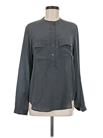 Banana Republic Long Sleeve Silk Top (view 1)