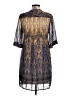 Rabbit Rabbit Rabbit Designs 100% Polyester Paisley Blue Cocktail Dress Size 6 - photo 2