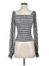 By Anthropologie Silver Long Sleeve Blouse Size XS - photo 1