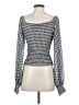 By Anthropologie Silver Long Sleeve Blouse Size XS - photo 2