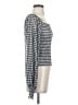 By Anthropologie Silver Long Sleeve Blouse Size XS - photo 4