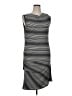 Mossimo Stripes Gray Casual Dress Size XL - photo 1