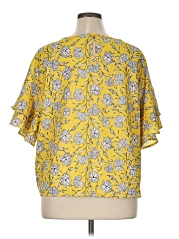 Ellos Short Sleeve Blouse (view 2)