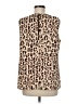 CAbi 100% Polyester Brown Sleeveless Blouse Size M - photo 2