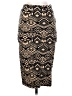 iris Print Gold Casual Skirt Size S - photo 1