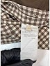 Valentino 100% Virgin Wool Houndstooth Brown Wool Pants Size 2 - photo 11