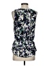 Banana Republic 100% Polyester Blue Sleeveless Blouse Size S - photo 2