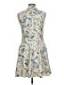Johnston & Murphy Paisley Ivory Cocktail Dress Size 10 - photo 2
