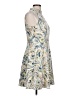 Johnston & Murphy Paisley Ivory Cocktail Dress Size 10 - photo 4