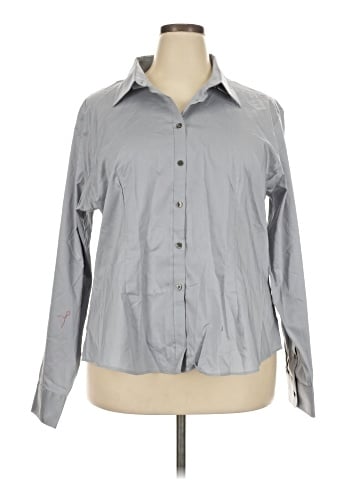 Van Heusen Long Sleeve Button-Down Shirt (view 1)