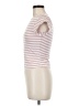 Shein Stripes Pink Short Sleeve Turtleneck Size 6 - photo 5