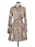 Lulus 100% Polyester Paisley Brown Casual Dress Size M - photo 1