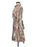 Lulus 100% Polyester Paisley Brown Casual Dress Size M - photo 5