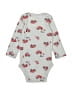 Carter's Print Gray Long Sleeve Onesie 6-9 MO / 9 MO - photo 2