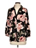 Karl Lagerfeld Paris 100% Polyester Floral Black 3/4 Sleeve Blouse Size S (estimated) - photo 1