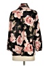 Karl Lagerfeld Paris 100% Polyester Floral Black 3/4 Sleeve Blouse Size S (estimated) - photo 2