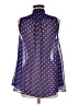 Aqua 100% Polyester Polka Dots Blue Sleeveless Blouse Size M - photo 2