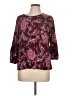 Westport Burgundy 3/4 Sleeve Blouse Size Lg Petite - photo 1