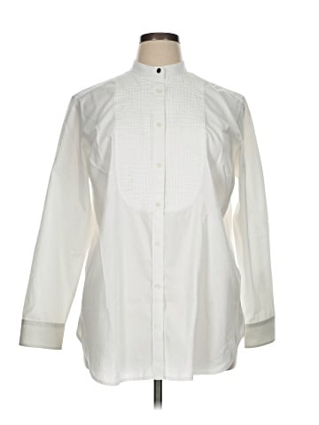 Lauren by Ralph Lauren Long Sleeve Button-Down Shirt (view 1)