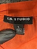 I.N. Studio 100% Polyester Orange Long Sleeve Blouse Size S - photo 7