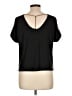 Modern Attraction 100% Polyester Black Short Sleeve Top Size L - photo 2