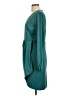 Manydress 100% Polyester Solid Teal Cocktail Dress Size L - photo 5