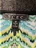 TCEC Chevron-herringbone Green Casual Dress Size M - photo 7