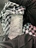 Calvin Klein Checkered-gingham Gray Casual Dress Size 4 - photo 8