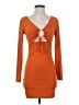 Zara Orange Cocktail Dress Size S - photo 1
