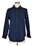 Universal Standard Blue Long Sleeve Button-Down Shirt Size 6 - 8 - photo 1