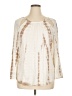 Assorted Brands 100% Rayon Ivory 3/4 Sleeve Blouse Size XL - photo 1