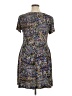 Connected Apparel Print Blue Casual Dress Size 14 (petite) - photo 2