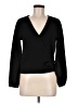 TeXTURE & THREAD Madewell Black Long Sleeve Blouse Size M - photo 1