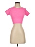 Unbranded Pink Short Sleeve Turtleneck Size S - photo 1